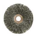 Weiler 3" Small Dia Crimped Wire Wheel .006" SS Fill 1/2" Arbor Hole 16933