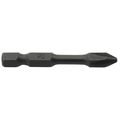 Westward Power Bit, SAE, 1/4", #2, 2", Steel, PK5 38RV97