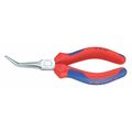 Knipex 6 1/4 in Bent Long Nose Plier Multi-Component Grip Handle 31 25 160