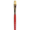 Wooster #4 Artist Paint Brush, White China Bristle, Wood Handle F1622 #4