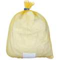 Zoro Select Rubber Closure Polyester Laundry Bag Yellow ID245167