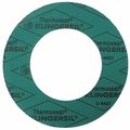 Zoro Select Flange Gasket, 8 in., 1/8 in., Green 4401RG-0150-125-0800