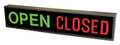 Tapco LED Backlit Blankout Parking Sign, 34" W, 7" 108979