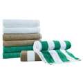 Martex Pool Towel, Dark Linen/White Stripe, PK12 7135344