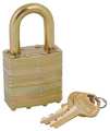 Master Lock Padlock, Keyed Different, Standard Shackle, Rectangular Steel Body, Steel Shackle 6001NLFUS