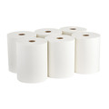 Georgia-Pacific Dry Wipe Roll, White, Dispenser Box, Double Recreped (DRC), Various Wipes, 10 in, 6 PK 20035