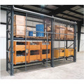 Wirecrafters Pallet Rack Encl, 3 Bay, 120inW, 42inBaseD RE101242SD3