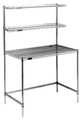 Eagle Group Mobile Workstation, 24x48, 2 Shelf MWS2448WT