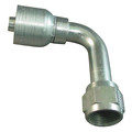 Aeroquip Hose, Crimp Fitting, 1/4 in, -4, 1.84L 1AA4FJC4