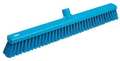 Vikan 24 in Sweep Face Broom Head, Soft, Synthetic, Blue 31993