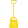 Remco Ergonomic Square Point Shovel, Polypropylene Blade, 30 in L Yellow Polypropylene Handle 69846