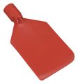 Vikan Paddle Scraper, Flex, 4-1/2 x 6, Poly, Red 70134