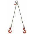 Lift-All Sling, Wire Rope, 4 Ft L, 2200 Lb @ 60 142LBX4