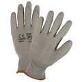 Pip Polyurethane Coated Gloves, Palm Coverage, Gray, L, 12PK 713SUCG/L