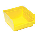 Quantum Storage Systems 50 lb Shelf Storage Bin, Polypropylene, 11-1/8 in W, 6 in H, Yellow, 11-5/8 in L, 4 PK K-QSB209YL-4