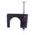 Gardner Bender Coaxial Staple, Blk, 1/4", Wood App, PK25 PCC-1525