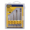 Irwin Screw Extractor Set, Spiral Flute, 10 pcs 11117