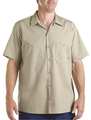 Dickies Short Slv Indstrl Shirt, Poplin, Khaki, XL S535DS RG XL