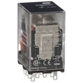 Schneider Electric General Purpose Relay, 24V DC Coil Volts, Square, 14 Pin, 4PDT 792XDXC-24D