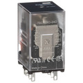 Schneider Electric General Purpose Relay, 24V DC Coil Volts, Square, 8 Pin, DPDT 792XBXC-24D