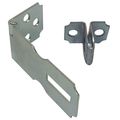 Zoro Select Fixed Staple Hasp, Zinc Plated, 1inL 39DZ88