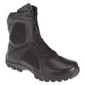 Bates Work Boots, Black, 8 in. H, Mens, 7-1/2, M, PR E07008