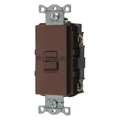 Hubbell GFCI Receptacle, 20A, 125VAC, 5-20R, Brown GFBFST20