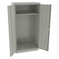 Tennsco 24 ga. Steel Storage Cabinet, 36 in W, 72 in H, Stationary 1481LG