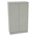 Tennsco 24 ga. Carbon Steel Storage Cabinet, 36 in W, 60 in H, Stationary 6018DHLG