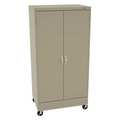 Tennsco 24 ga. Steel Storage Cabinet, 36 in W, 73 in H, Mobile CK6624DHSD