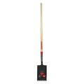 Razor-Back 14 ga Rear Rolled Step Roof Shovel, Steel Blade, 48 in L Wood Wood Handle 46141GR