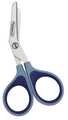 Physicianscare Scissors, 3-1/2 In. L, Blue, Angled 90294