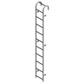 Cotterman Storage Tank Ladder, Steel, 12 Steps, Gray Powder Coated Finish, 300 lb Load Capacity ST12AL C1