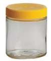 Qorpak Glass Bottle, 4 oz., Clear, PK24 239554