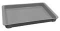 Molded Fiberglass Stacking Container, Gray, Fiberglass Reinforced Composite, 18 3/4 in L, 11 7/8 in W, 1 3/4 in H 8040085136
