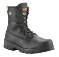 Stc Size 5 Men's 8 in Work Boot Steel Work Boots, Black 21986-5
