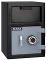 Mesa Safe Co Depository Safe, with Combination Dial 82 lb, 0.8 cu ft, Steel MFL2014C