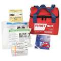 Zoro Select Bulk First Aid kit, Fabric, 25 Person 54555