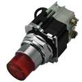 Eaton Cutler-Hammer Pilot Light, Press, 120VAC, Red 10250T74NR