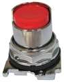 Eaton Non-Illum Push Button Operator, 30mm, Red 10250T502