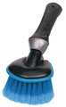 Carrand 2 1/4 in W Car Wash Brush, 6 in L Handle, 5 in L Brush, Blue, Rubber, 11 in L Overall 92025