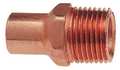 Nibco 1" NOM FTG x 1" MNPT Copper Adapter 6042 1