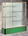 Ghent Display Case, 72X48X16, Kelly Green, Package Quantity: 1 374PB-GD-KG