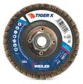 Weiler Flap Disc, 4-1/2 in. x 80 Grit, 5/8-11 98907