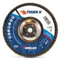 Weiler Flap Disc, 7 in. x 40 Grit, 7/8,8600 RPM 98929