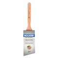 Wooster 2-1/2" Angle Sash Paint Brush, White China Bristle, Sealed Maple Wood Handle Z1222-2 1/2