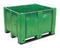Decade Products Green Bulk Container, Plastic, 25.4 cu ft Volume Capacity M011000-138