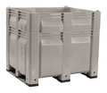 Decade Products Gray Bulk Container, Plastic, 39 cu ft Volume Capacity C0130H46-104