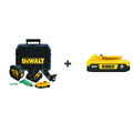 Dewalt Xline Grn Laser Kit w/ Bonus Battery DCLE34021D1/DCB203