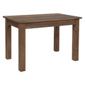 Flash Furniture Rectangle Farm Table, Rustic, Rectangular, 46" x 30", 30" W, 46" L, 30" H, Wood Top, Wood Grain XA-F-46X30-GG
